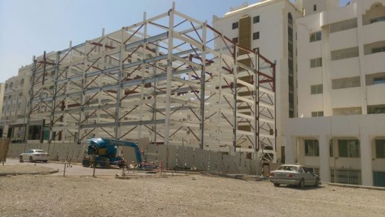 Seven storyed automatic car parking | Excellent Steel Oman