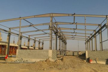 Sohar Borets steel structure shed | Excellent Steel Oman